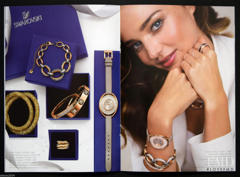 Miranda Kerr featured in  the Swarovski x Miranda Kerr advertisement for Autumn/Winter 2015