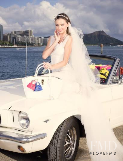 Miranda Kerr featured in  the Samantha Thavasa Happy Wedding in Hawaii advertisement for Spring/Summer 2015