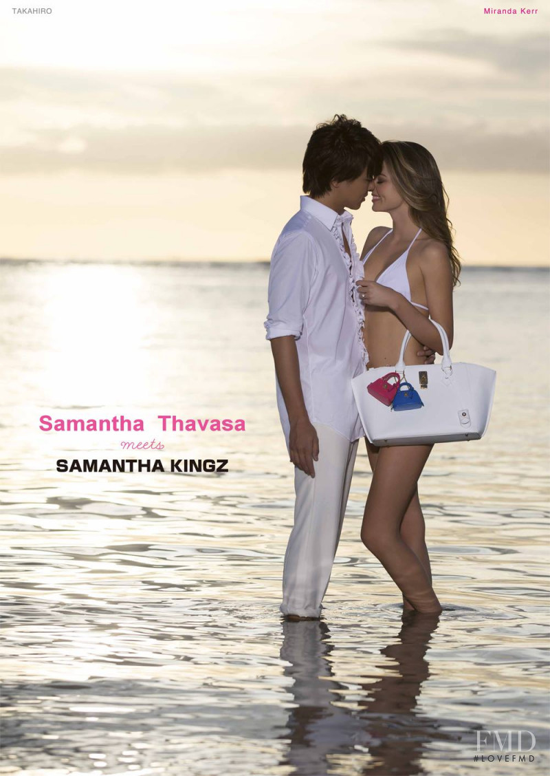 Miranda Kerr featured in  the Samantha Thavasa Happy Wedding in Hawaii advertisement for Spring/Summer 2015