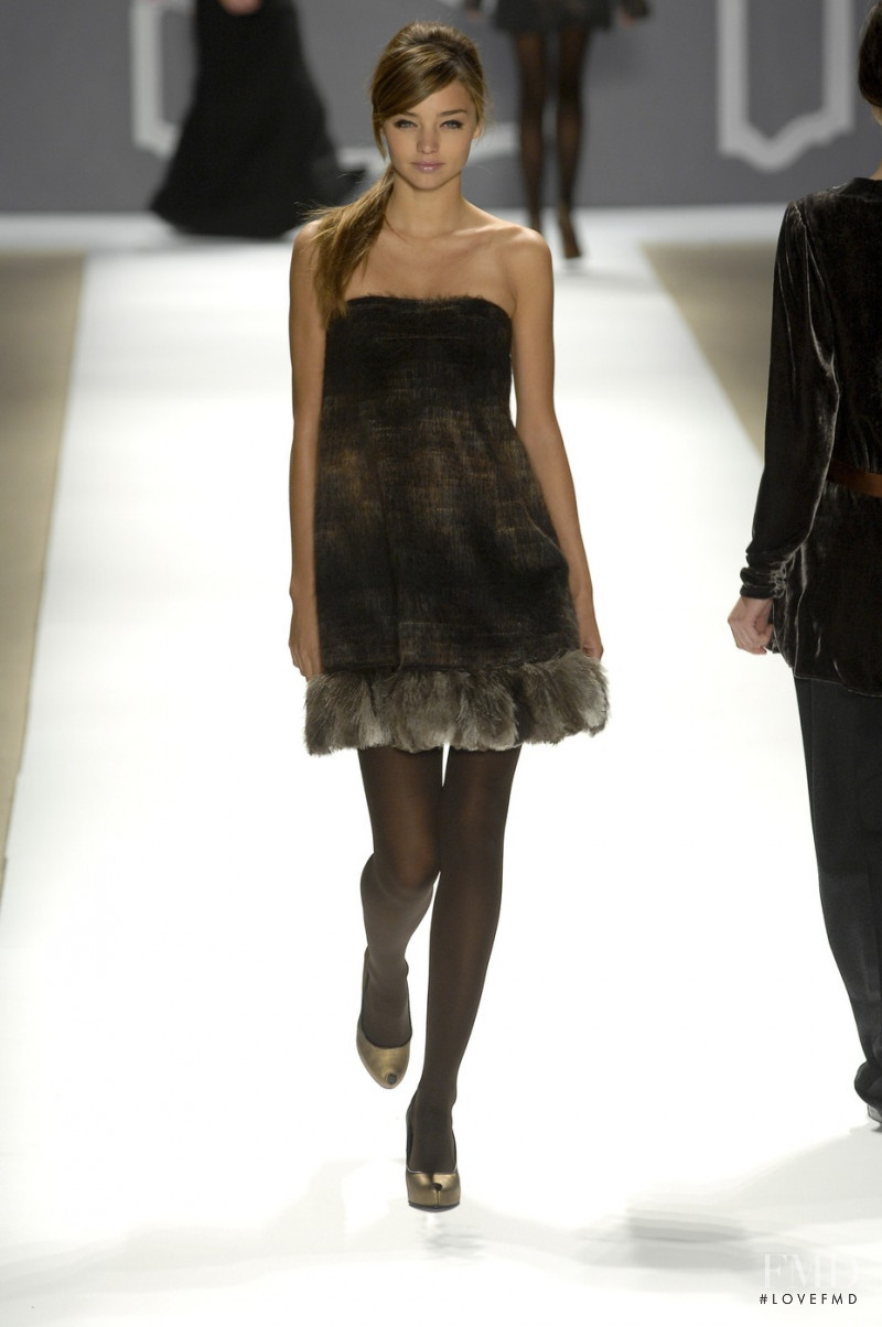 Miranda Kerr featured in  the Nanette Lepore fashion show for Autumn/Winter 2007