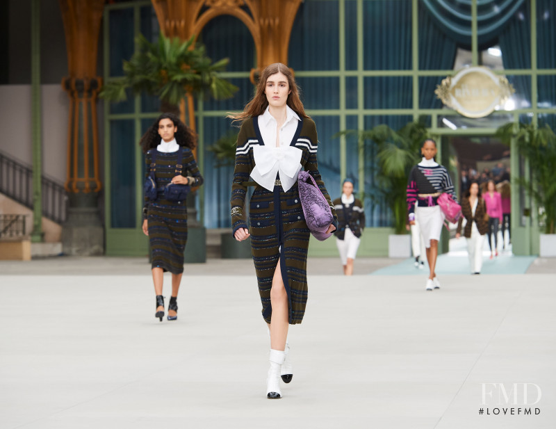 Nina Fresneau featured in  the Chanel fashion show for Cruise 2020
