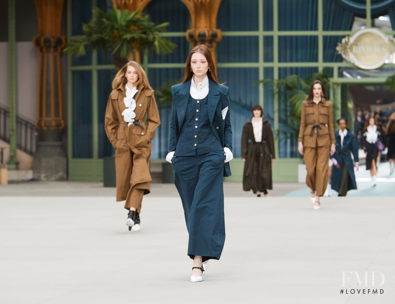 Sara Grace Wallerstedt featured in  the Chanel fashion show for Cruise 2020