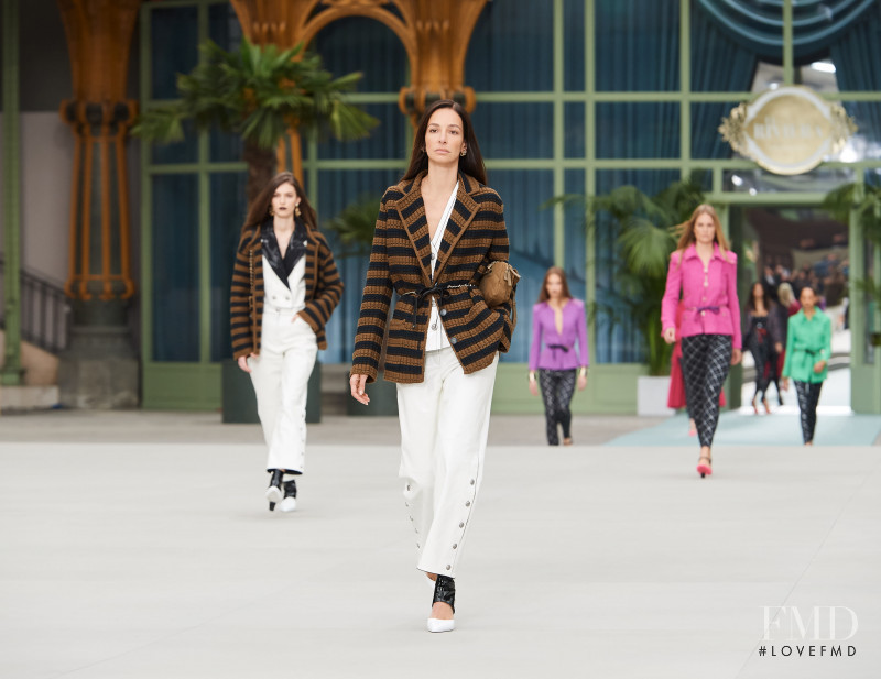 Amanda Sanchez featured in  the Chanel fashion show for Cruise 2020