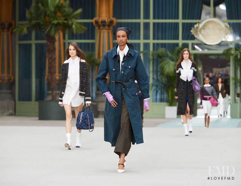 Ugbad Abdi featured in  the Chanel fashion show for Cruise 2020
