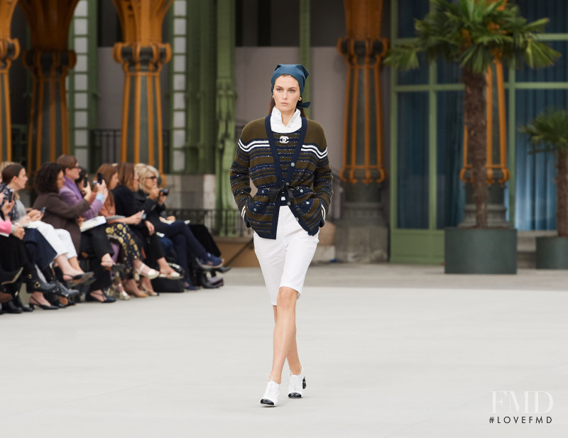 George Gigi Midgley featured in  the Chanel fashion show for Cruise 2020