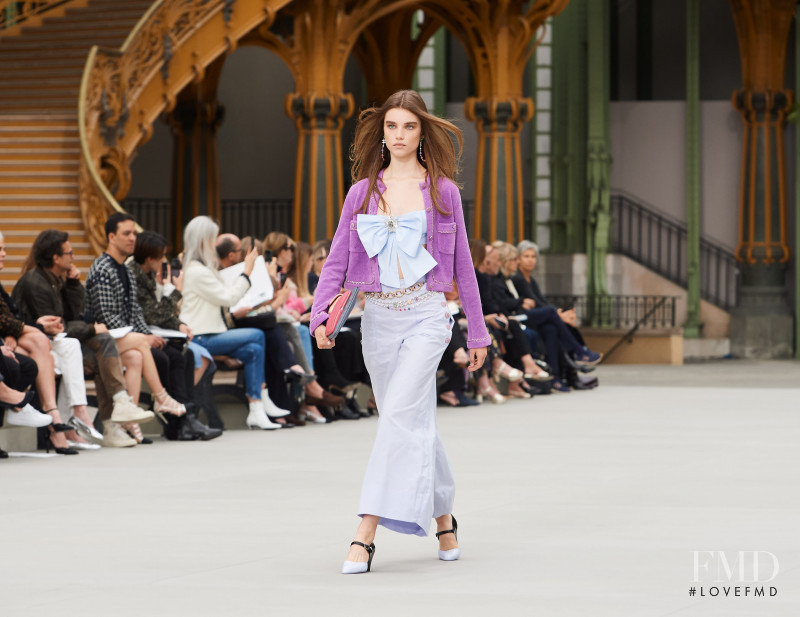 Meghan Roche featured in  the Chanel fashion show for Cruise 2020