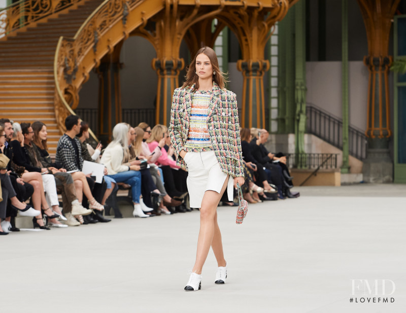 Birgit Kos featured in  the Chanel fashion show for Cruise 2020