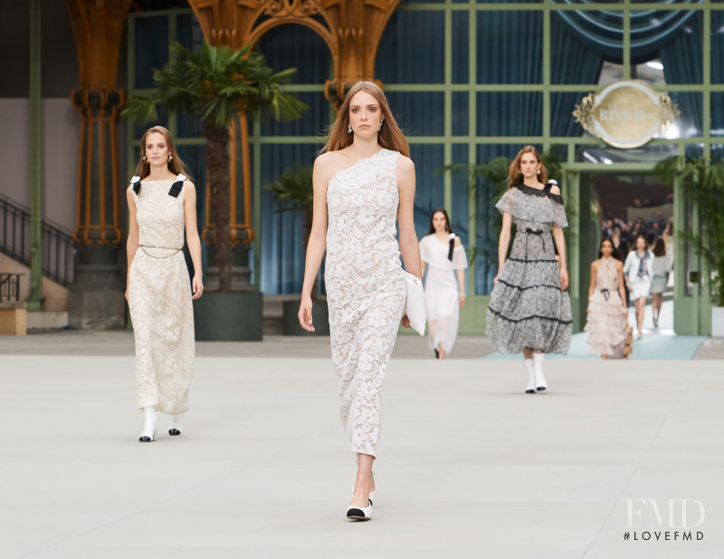 Charlotte Rose Hansen featured in  the Chanel fashion show for Cruise 2020