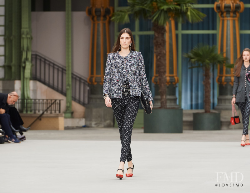 Irina Djuranovic featured in  the Chanel fashion show for Cruise 2020