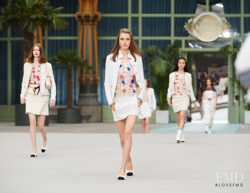 Merel Zoet featured in  the Chanel fashion show for Cruise 2020