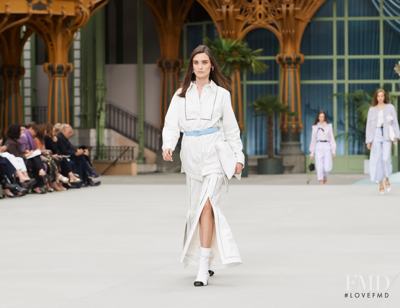 Carolina Thaler featured in  the Chanel fashion show for Cruise 2020