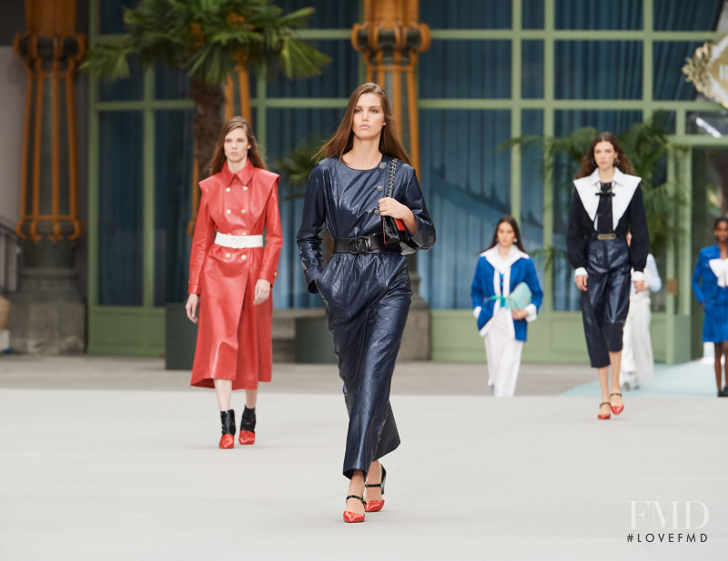 Luna Bijl featured in  the Chanel fashion show for Cruise 2020