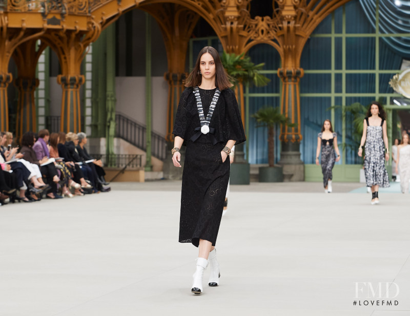 Yvonne Bevanda featured in  the Chanel fashion show for Cruise 2020