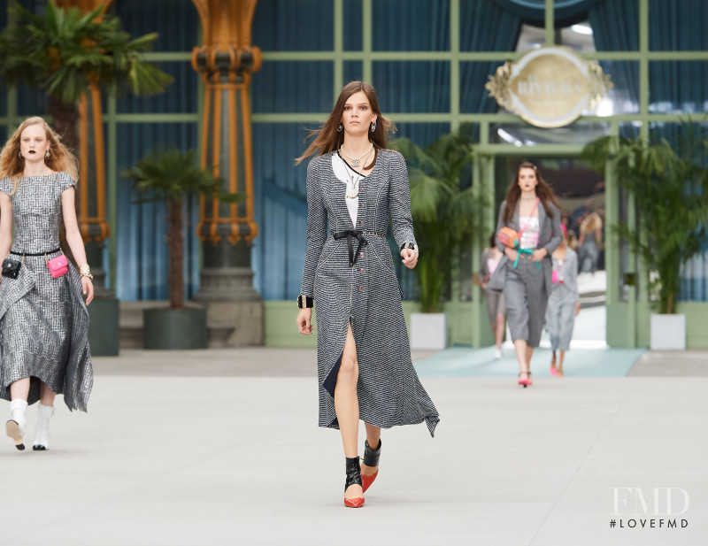 Verena Kreiml featured in  the Chanel fashion show for Cruise 2020