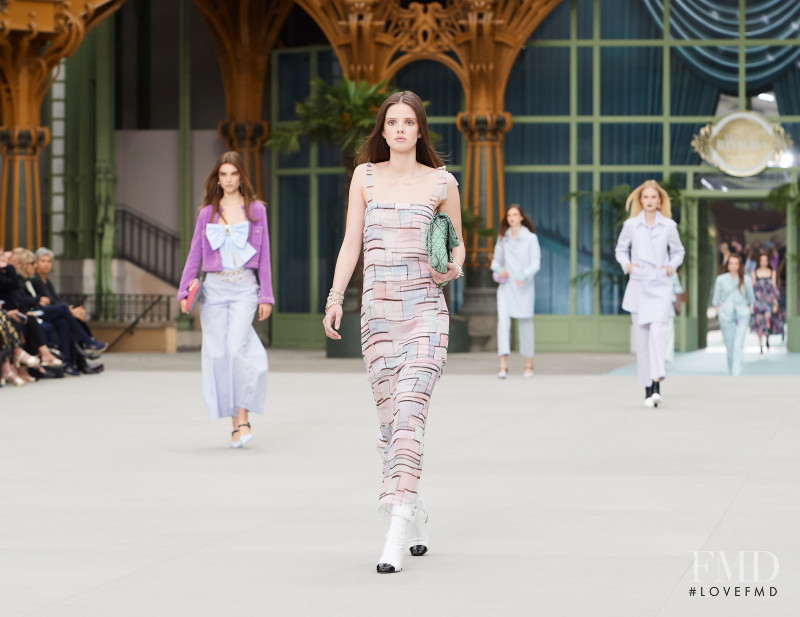 Nikolina Maticevic featured in  the Chanel fashion show for Cruise 2020