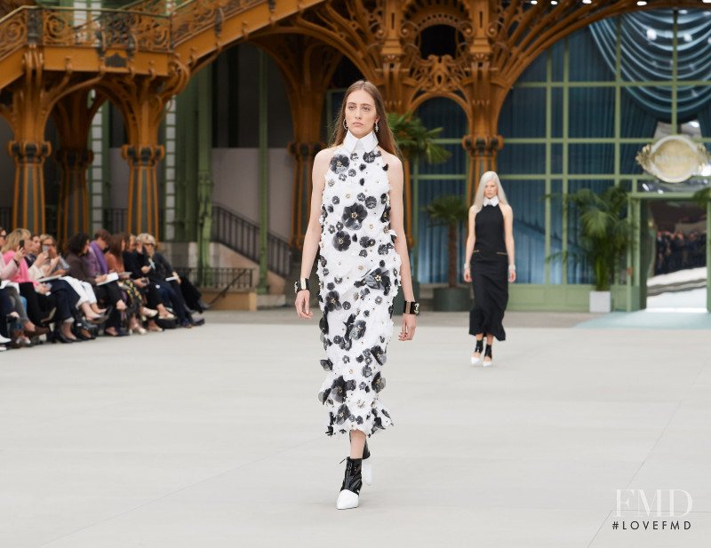 Lia Pavlova featured in  the Chanel fashion show for Cruise 2020