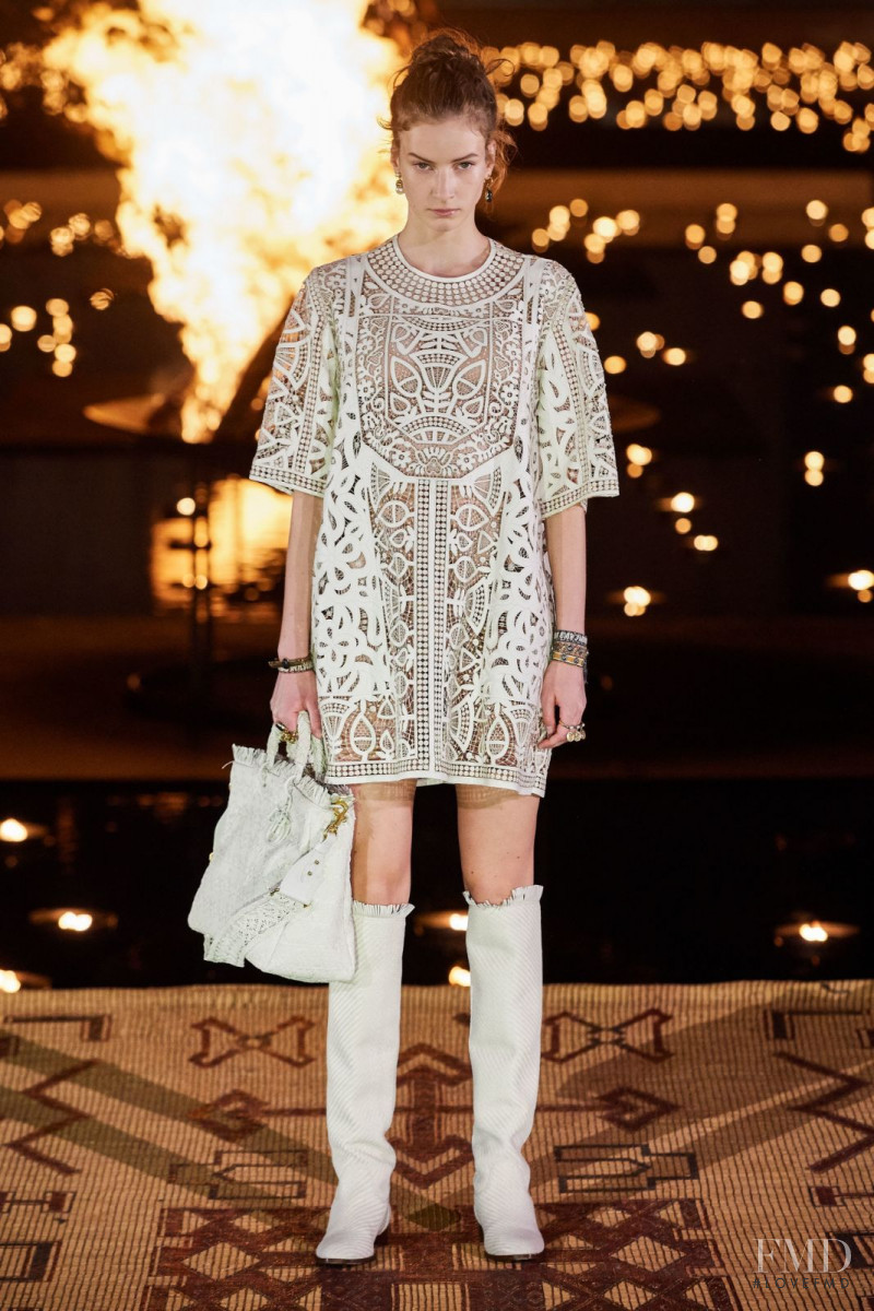 Alise Daugale featured in  the Christian Dior fashion show for Resort 2020