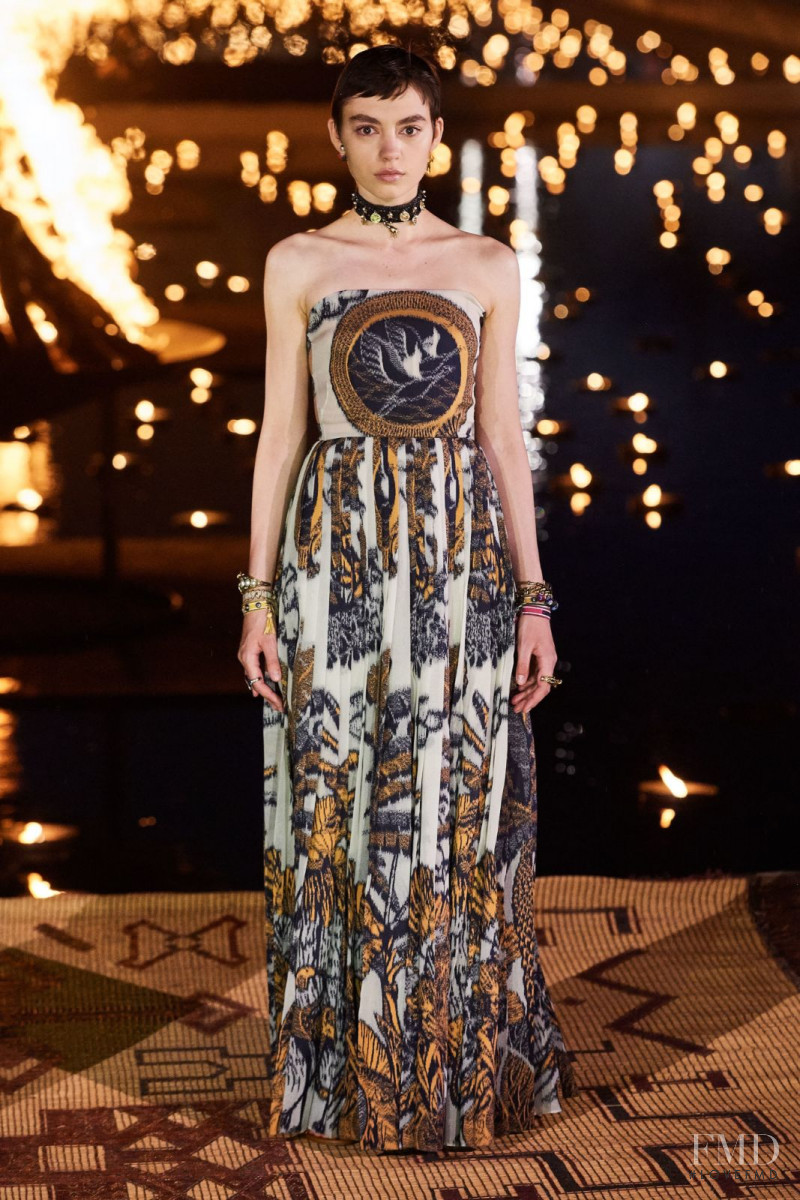 Ninouk Akkerman featured in  the Christian Dior fashion show for Resort 2020