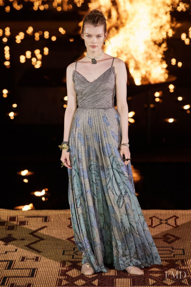 Kris Grikaite featured in  the Christian Dior fashion show for Resort 2020