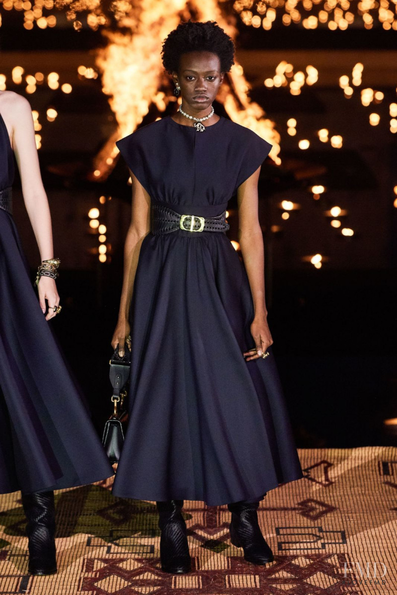 Eya Mariam Diawara featured in  the Christian Dior fashion show for Resort 2020