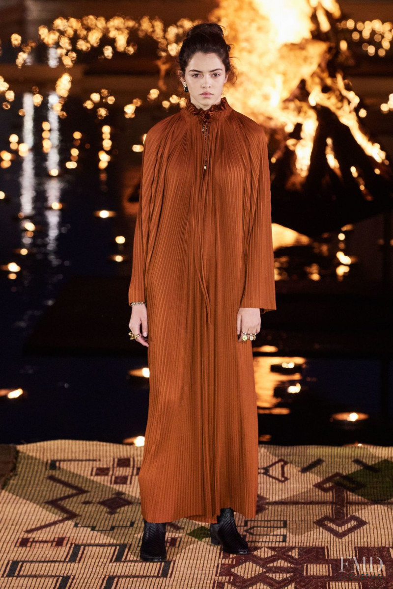 Maria Miguel featured in  the Christian Dior fashion show for Resort 2020