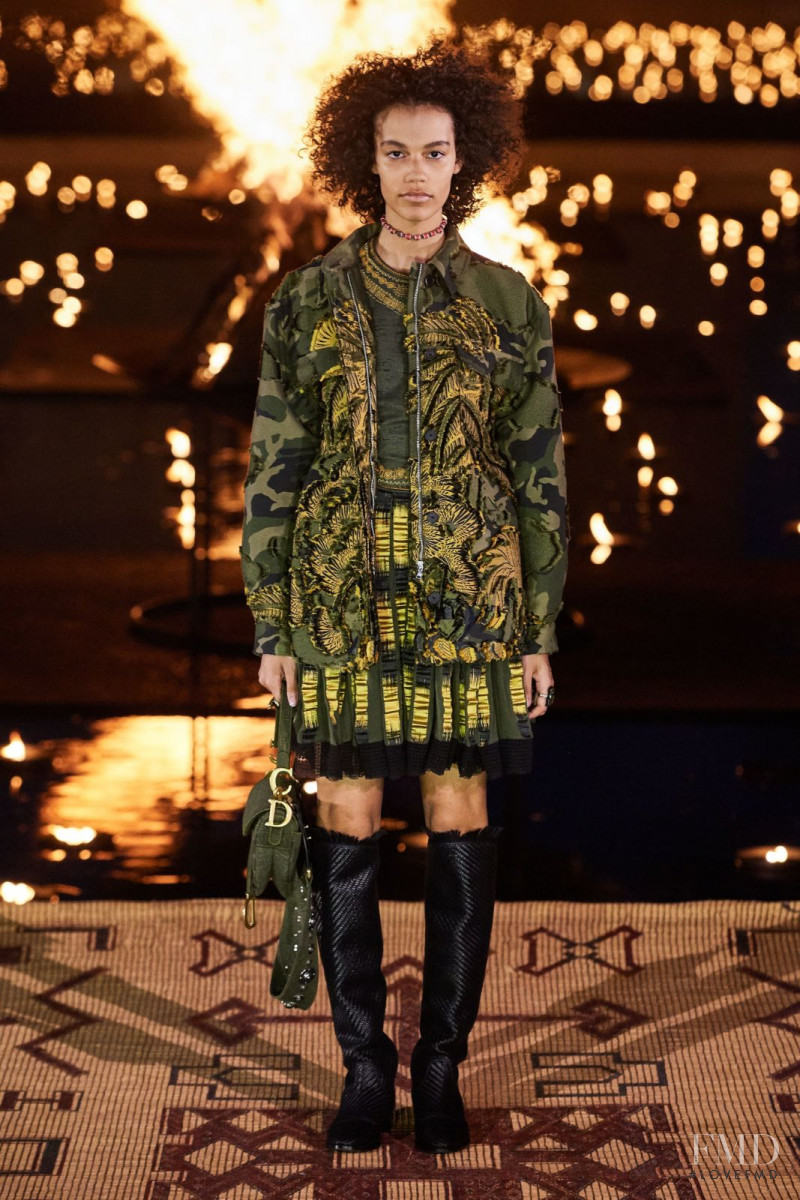 Shelby Hayes featured in  the Christian Dior fashion show for Resort 2020