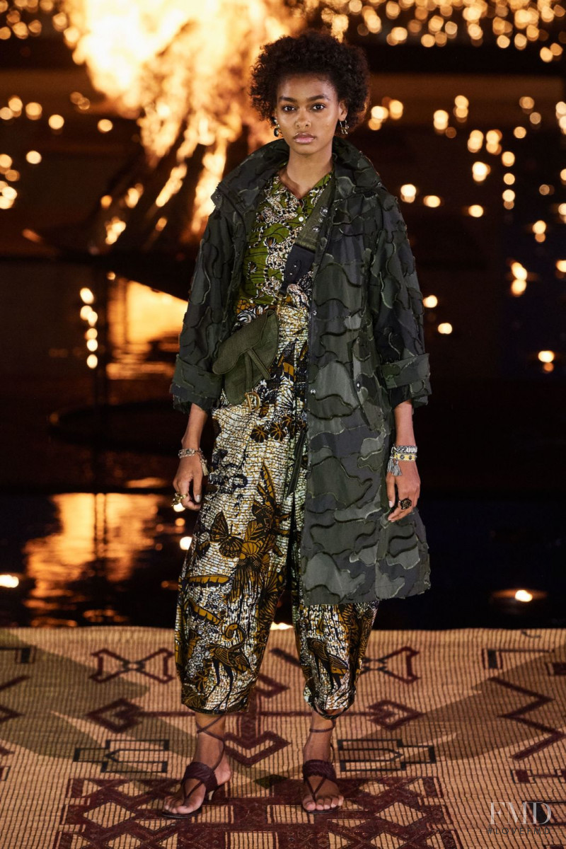Blesnya Minher featured in  the Christian Dior fashion show for Resort 2020
