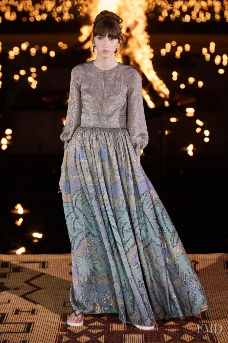 Evelyn Nagy featured in  the Christian Dior fashion show for Resort 2020