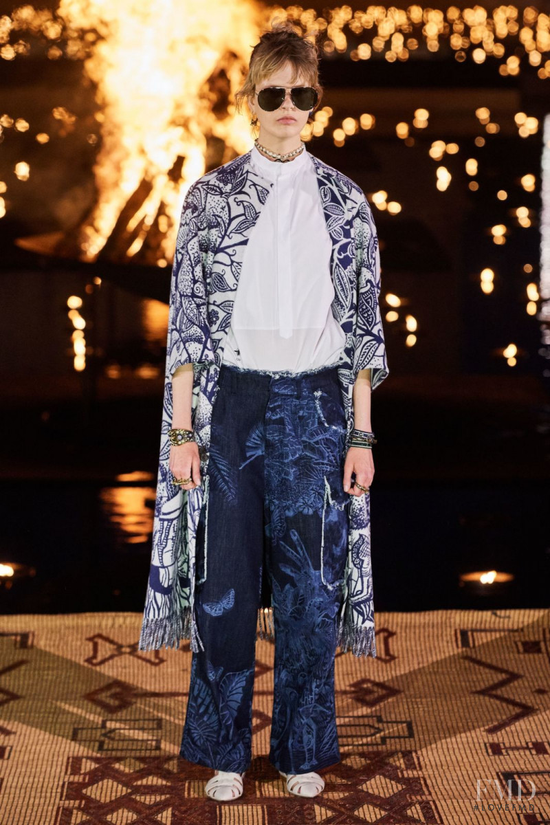 Caroline Schurch featured in  the Christian Dior fashion show for Resort 2020