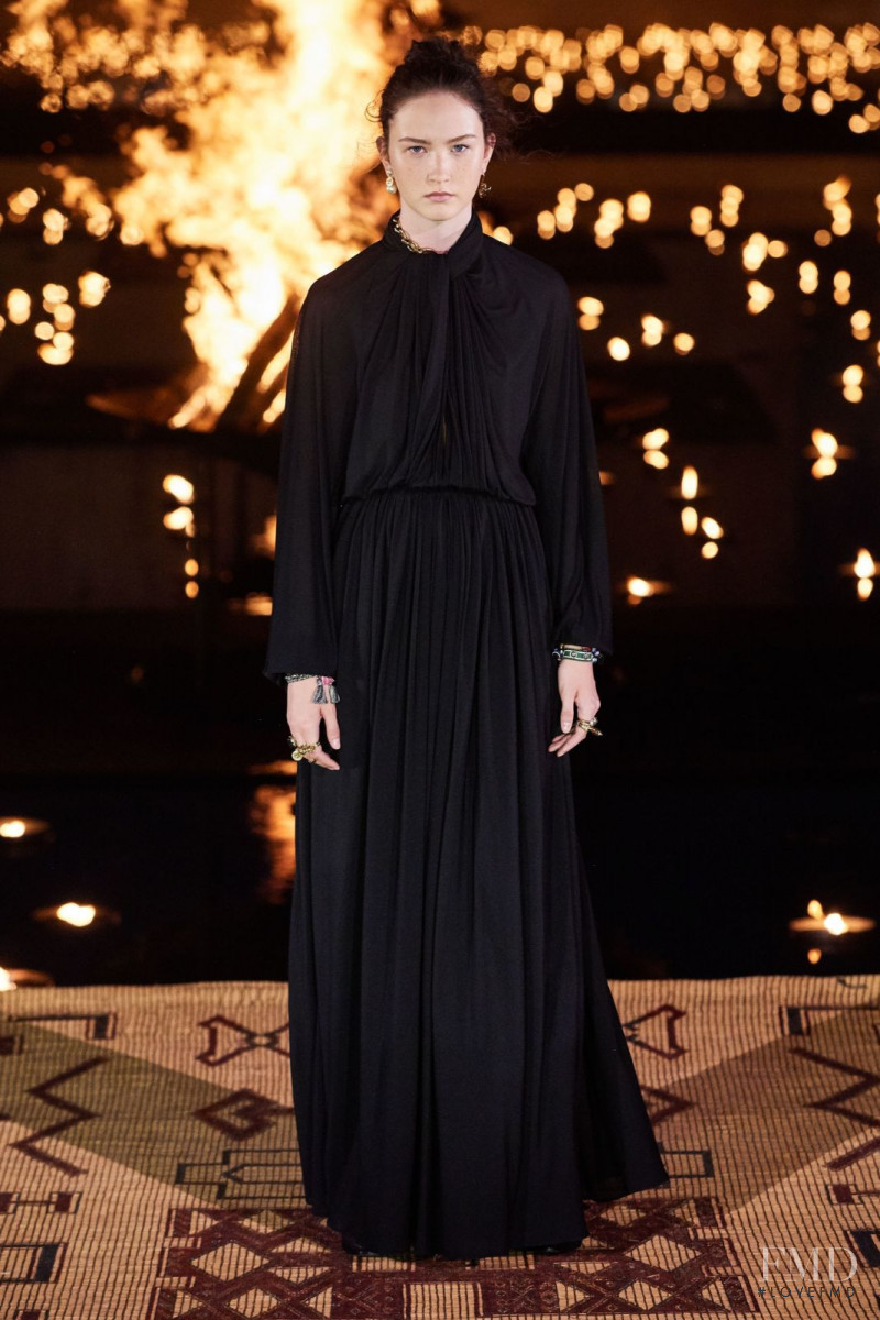 Polina Zavialova featured in  the Christian Dior fashion show for Resort 2020