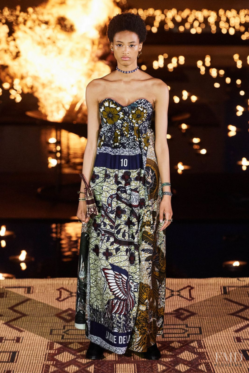 Janaye Furman featured in  the Christian Dior fashion show for Resort 2020