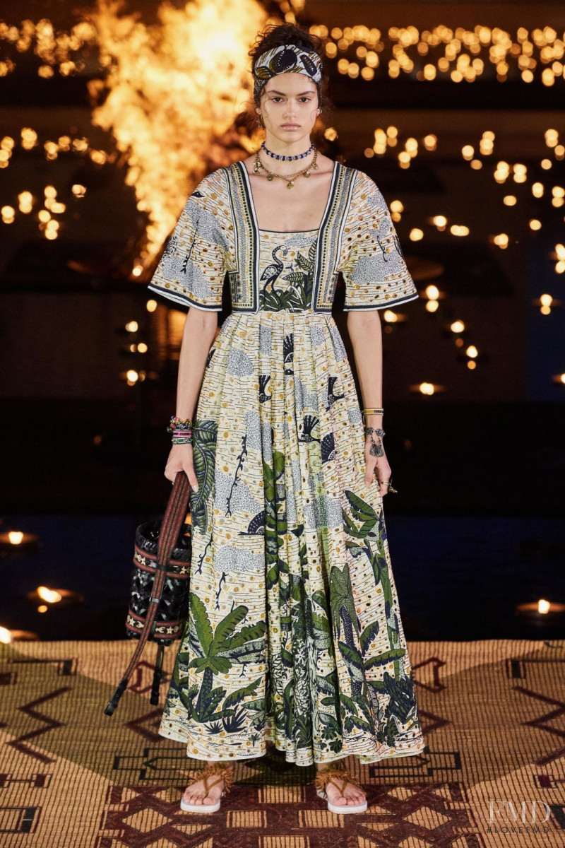 Nikki Vonsee featured in  the Christian Dior fashion show for Resort 2020