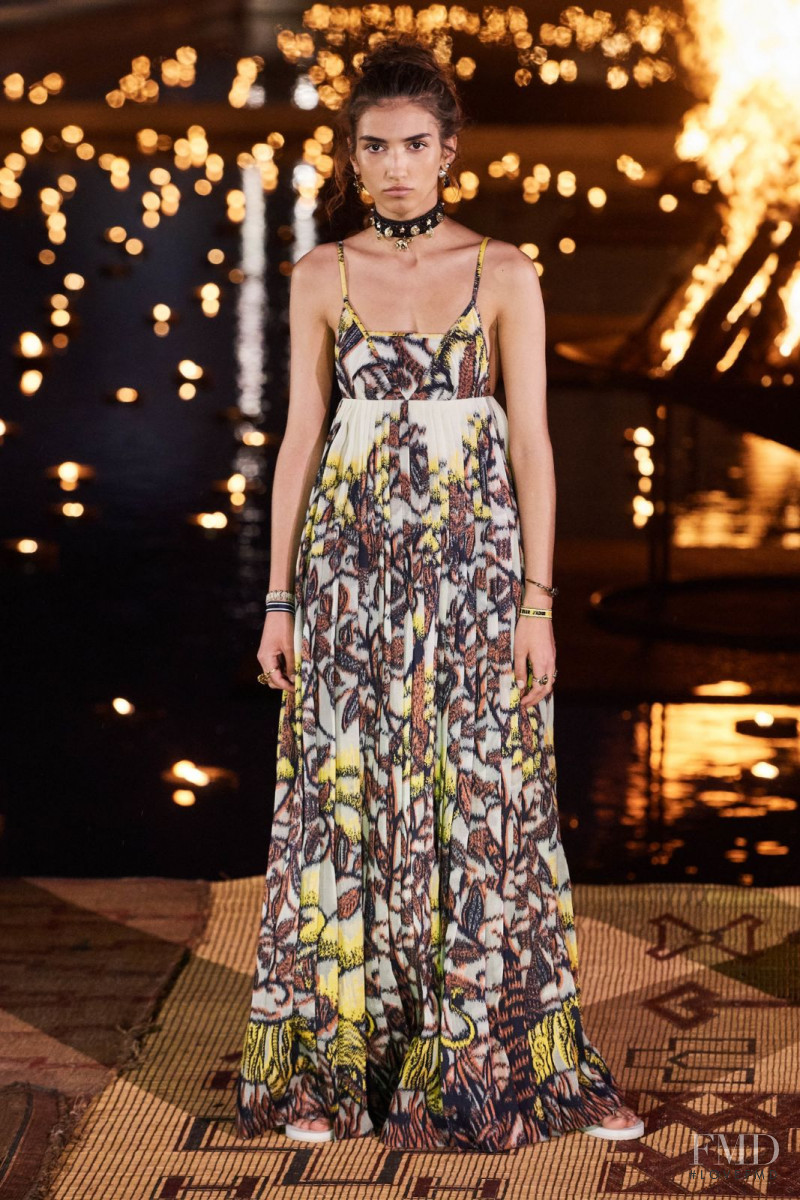 Iva Vrban featured in  the Christian Dior fashion show for Resort 2020