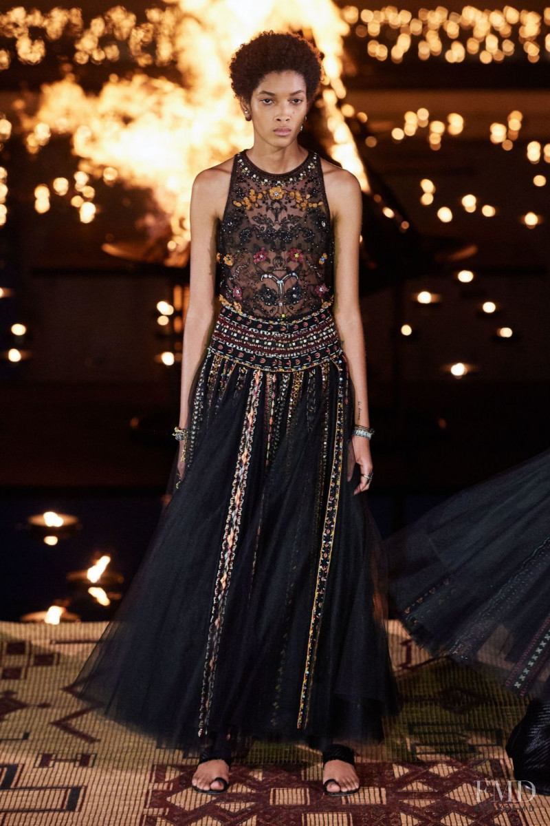 Licett Morillo featured in  the Christian Dior fashion show for Resort 2020