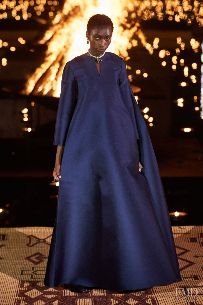 Diarra Samb featured in  the Christian Dior fashion show for Resort 2020