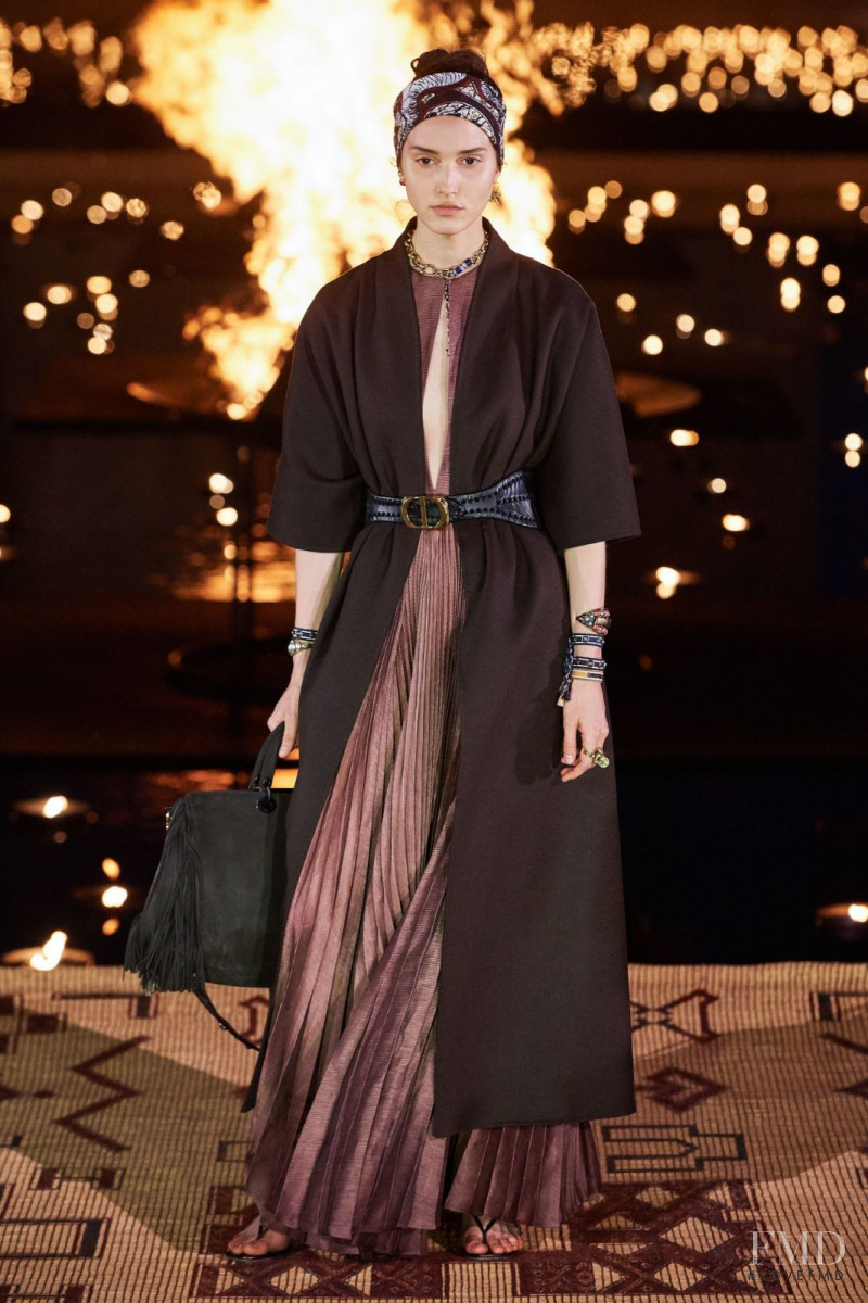 Rachelle Harris featured in  the Christian Dior fashion show for Resort 2020