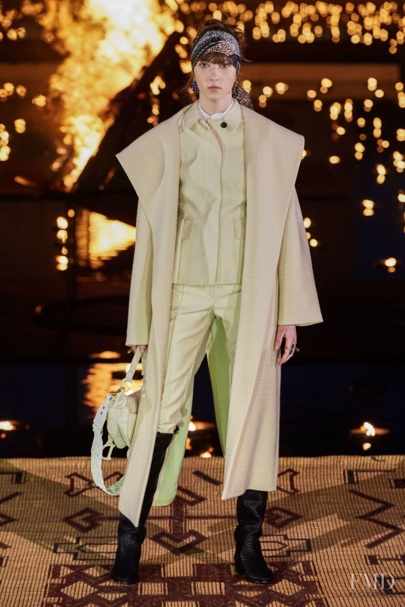 Evelyn Nagy featured in  the Christian Dior fashion show for Resort 2020