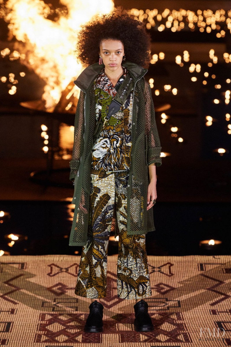 Kukua Williams featured in  the Christian Dior fashion show for Resort 2020