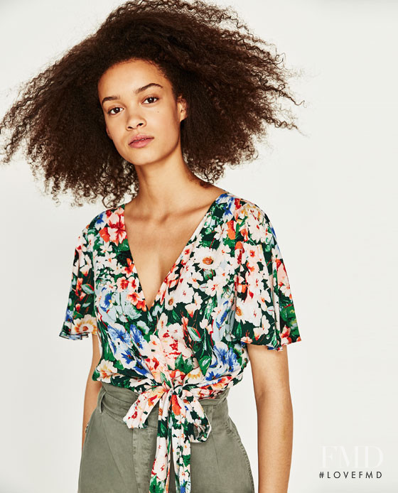 Noemie Abigail featured in  the Zara catalogue for Summer 2019