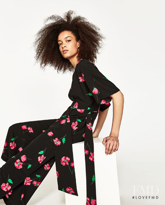 Noemie Abigail featured in  the Zara catalogue for Summer 2019