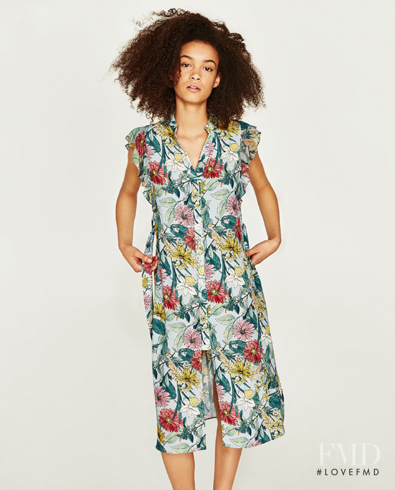 Noemie Abigail featured in  the Zara catalogue for Summer 2019