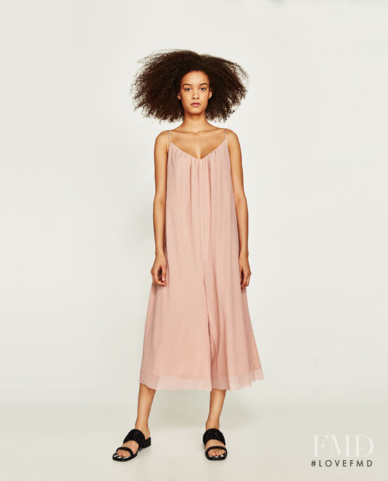 Noemie Abigail featured in  the Zara catalogue for Summer 2019