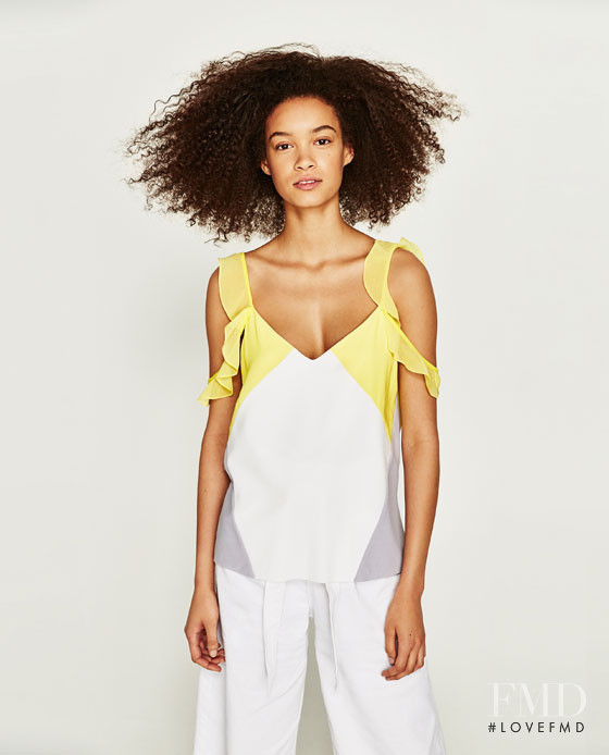 Noemie Abigail featured in  the Zara catalogue for Summer 2019