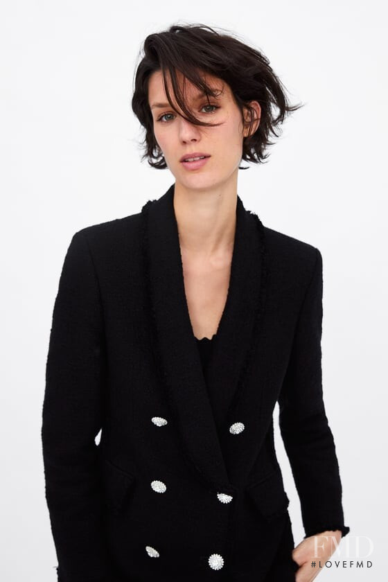 Marte Mei van Haaster featured in  the Zara catalogue for Summer 2019