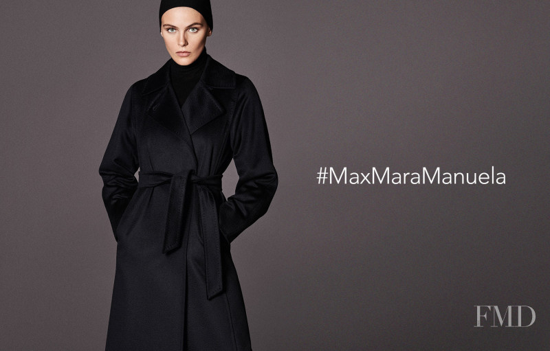 Madison Headrick featured in  the Max Mara advertisement for Holiday 2018