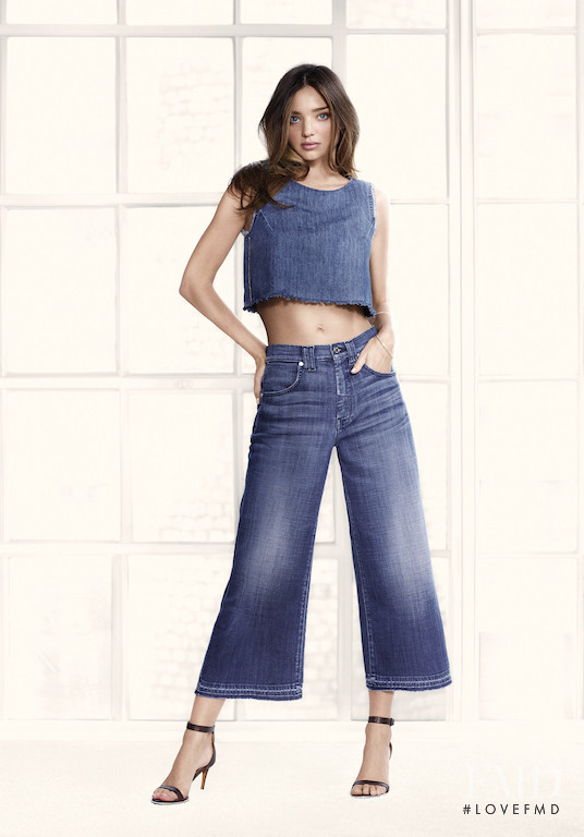 Miranda Kerr featured in  the 7 For All Mankind advertisement for Spring/Summer 2015
