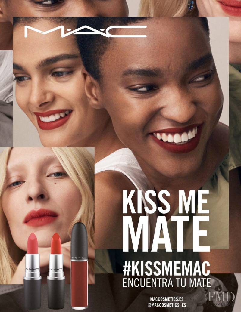 Gigi Jeon featured in  the MAC Cosmetics advertisement for Spring/Summer 2019