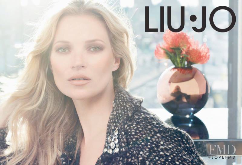 Kate Moss featured in  the Liu Jo advertisement for Autumn/Winter 2013