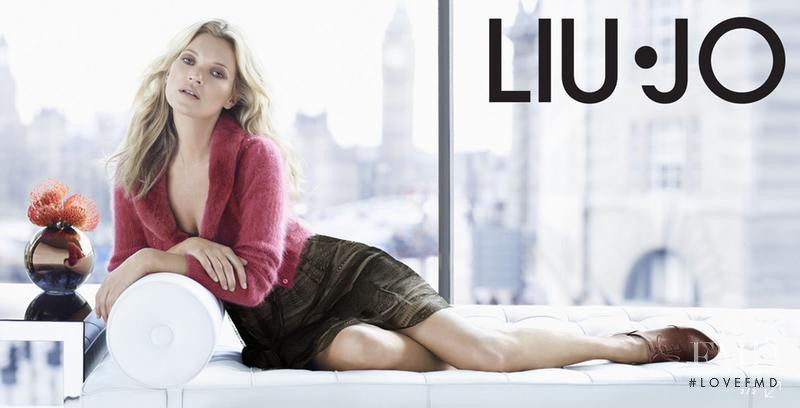 Kate Moss featured in  the Liu Jo advertisement for Autumn/Winter 2013