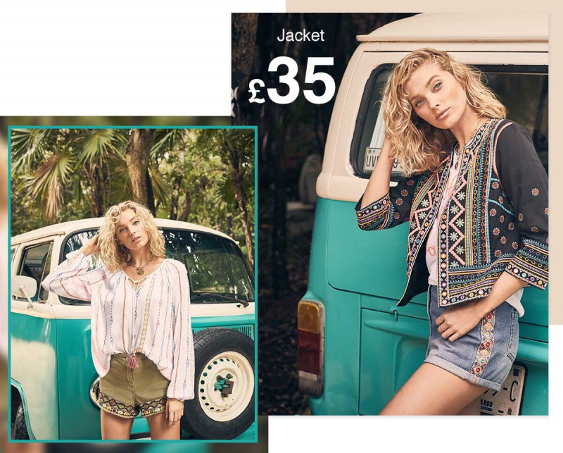 Elsa Hosk featured in  the Matalan advertisement for Spring/Summer 2019